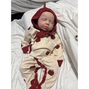 🆕18.9in Full Silicone Reborn Baby Girl Dolls Lifelike Weighted Doll Gift Toy